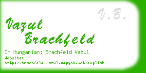 vazul brachfeld business card